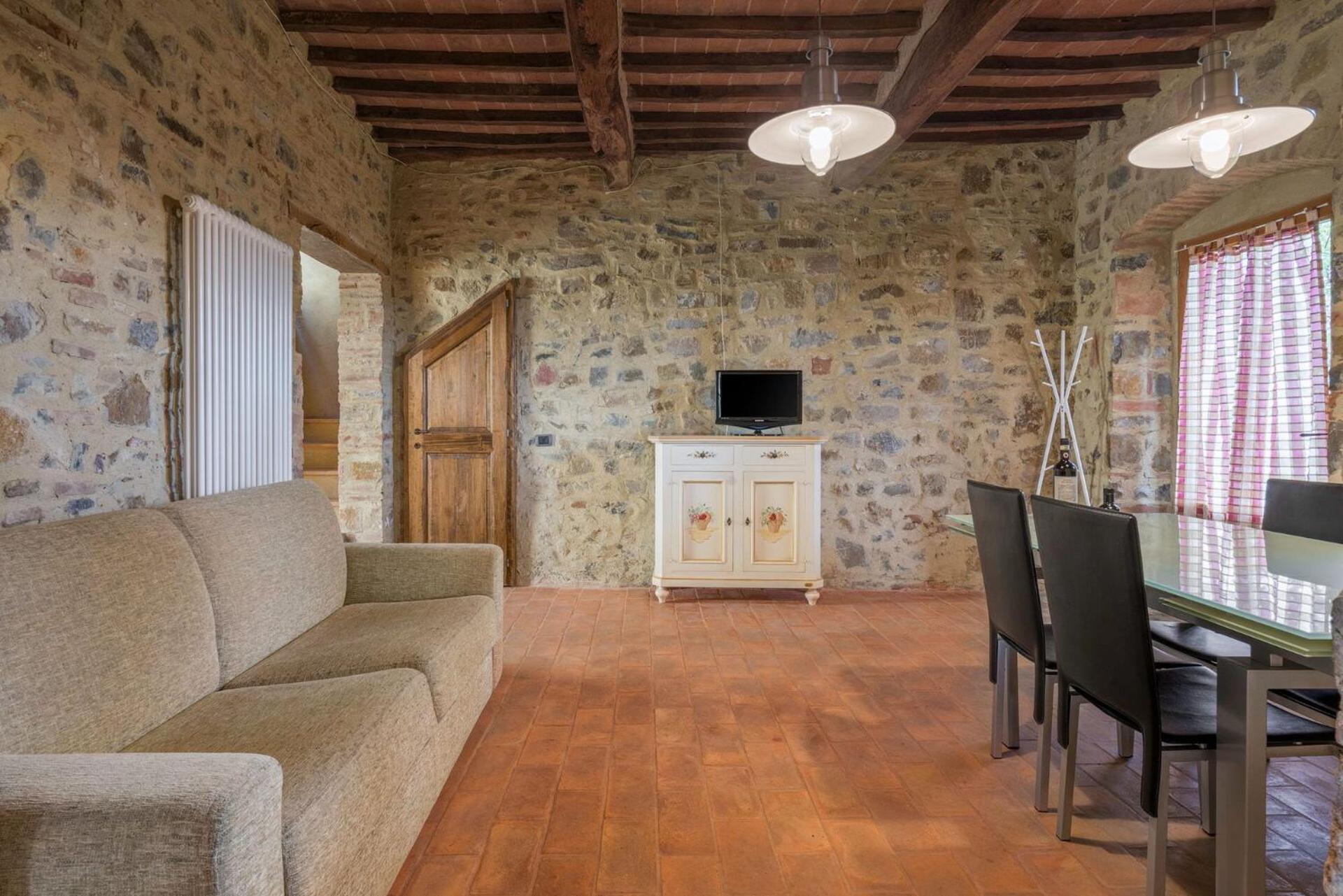 Fattoria Le Fonti Apartment Поджибонси Екстериор снимка
