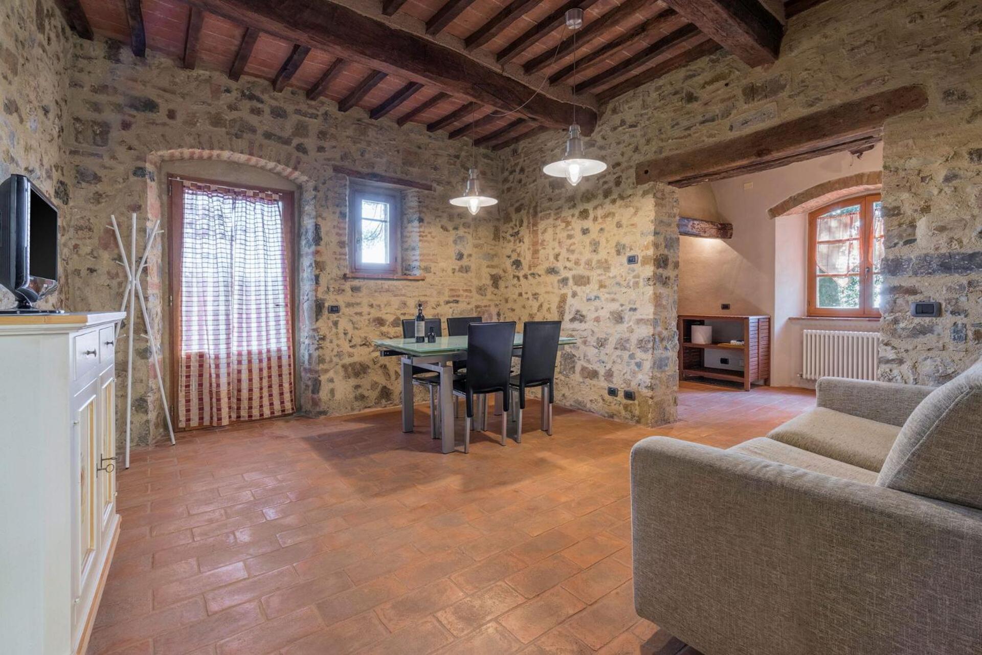 Fattoria Le Fonti Apartment Поджибонси Екстериор снимка