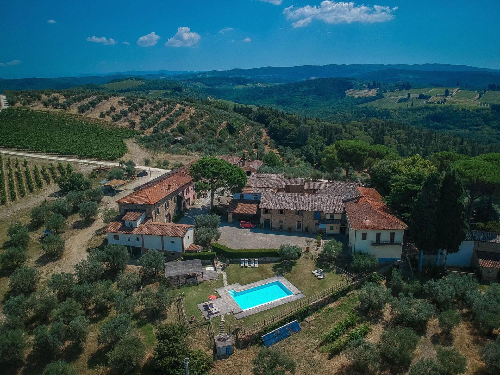 Fattoria Le Fonti Apartment Поджибонси Екстериор снимка